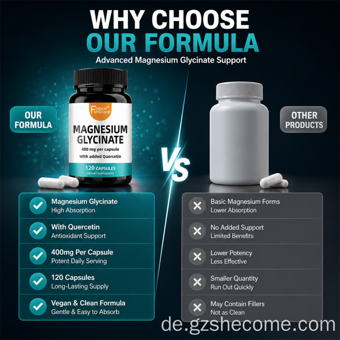 Origanische Shecome-Magnesium-Pflanzenextrakte unterstützen die Gesundheit